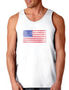 Weathered American Flag Loose Tank Top-Loose Tank Top-TooLoud-White-Small-Davson Sales