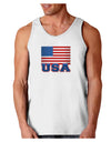 USA Flag Loose Tank Top by TooLoud-Loose Tank Top-TooLoud-White-Small-Davson Sales