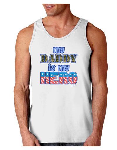 My Daddy is My Hero - Armed Forces - Blue Loose Tank Top by TooLoud-Loose Tank Top-TooLoud-White-Small-Davson Sales