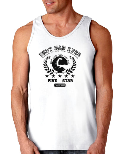 Best Dad Ever Collegiate Loose Tank Top-Loose Tank Top-TooLoud-White-Small-Davson Sales