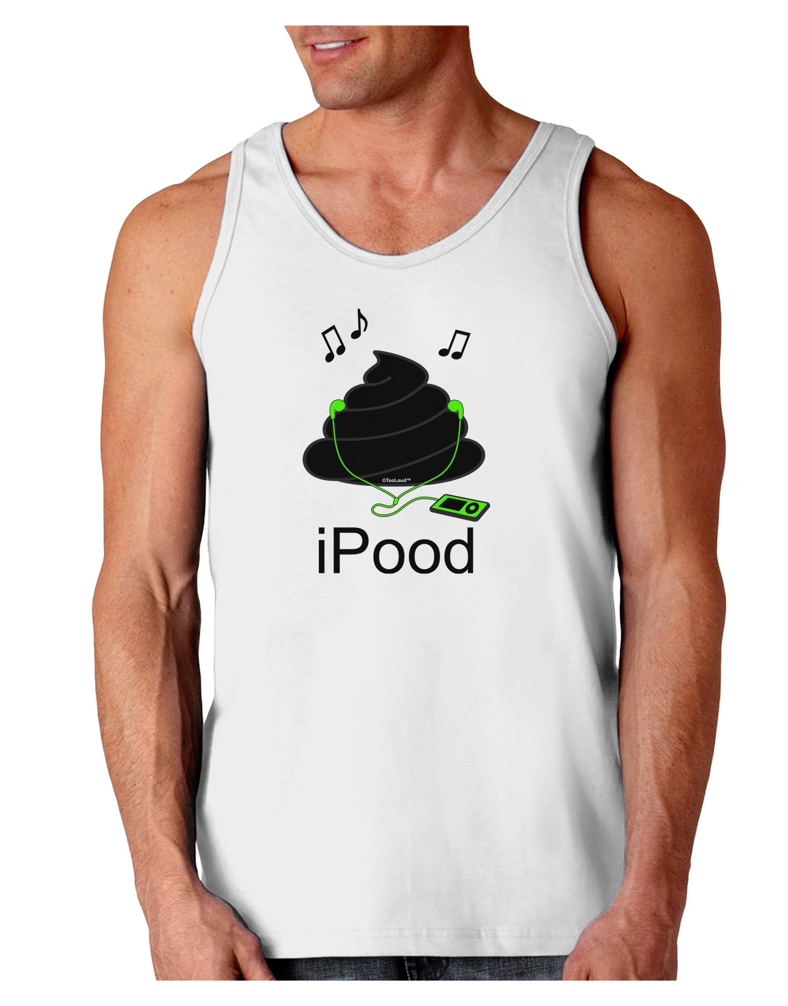 iPood Loose Tank Top-Loose Tank Top-TooLoud-White-Small-Davson Sales