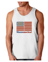 American Breakfast Flag - Bacon and Eggs - Mmmmerica Loose Tank Top-Loose Tank Top-TooLoud-White-Small-Davson Sales