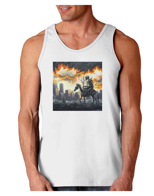 Grimm Reaper Halloween Design Loose Tank Top-Mens-LooseTanktops-TooLoud-White-Small-Davson Sales