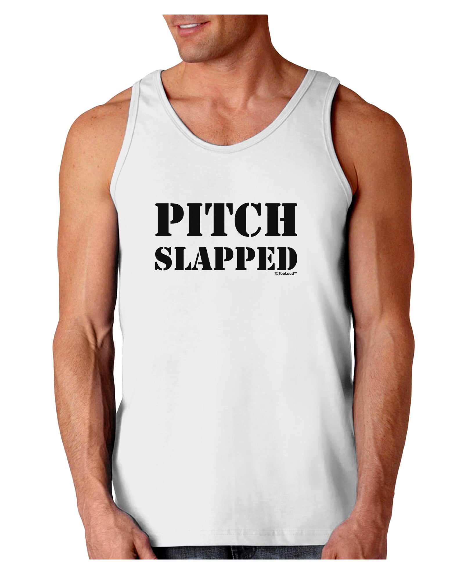 Pitch Slapped Loose Tank Top-Loose Tank Top-TooLoud-White-Small-Davson Sales