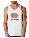 Potato - Eye See You Loose Tank Top-Loose Tank Top-TooLoud-White-Small-Davson Sales