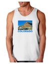 Colorado Snowy Mountains Text Loose Tank Top-Loose Tank Top-TooLoud-White-Small-Davson Sales