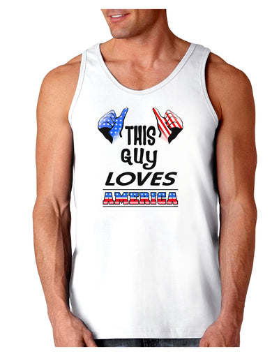 This Guy Loves America Loose Tank Top-Loose Tank Top-TooLoud-White-Small-Davson Sales