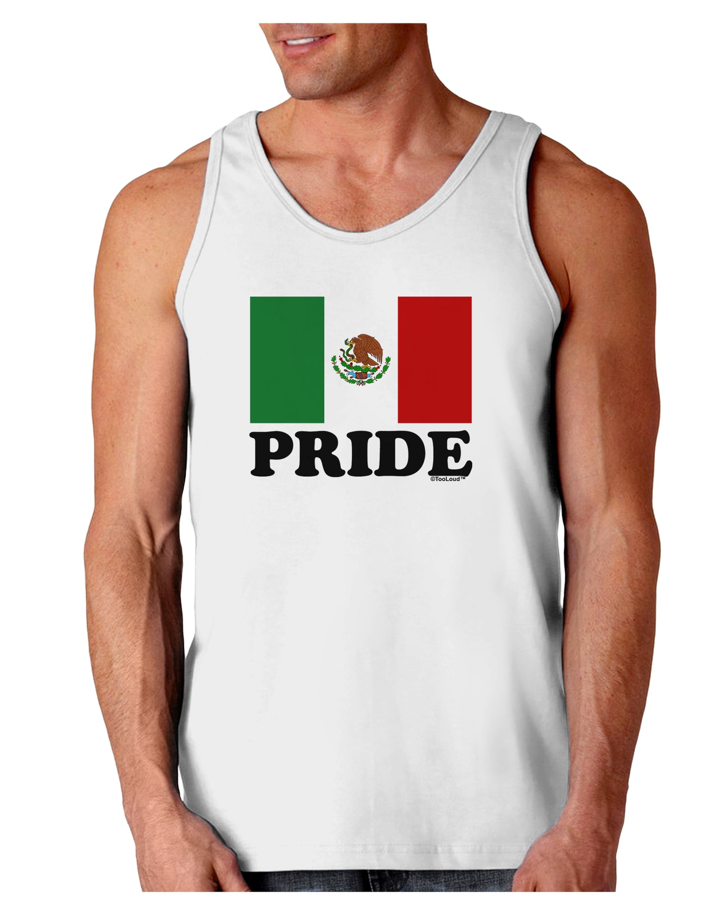 Mexican Pride - Mexican Flag Loose Tank Top by TooLoud-Loose Tank Top-TooLoud-White-Small-Davson Sales