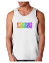 Proud American Rainbow Text Loose Tank Top by TooLoud-Loose Tank Top-TooLoud-White-Small-Davson Sales