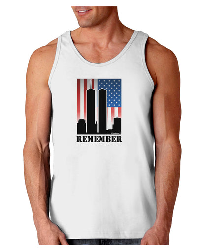 Twin Towers Remember Loose Tank Top-Loose Tank Top-TooLoud-White-Small-Davson Sales