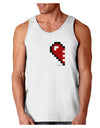 Couples Pixel Heart Design - Left Loose Tank Top by TooLoud-Loose Tank Top-TooLoud-White-Small-Davson Sales