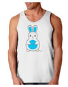 Cute Easter Bunny - Blue Loose Tank Top by TooLoud-Loose Tank Top-TooLoud-White-Small-Davson Sales