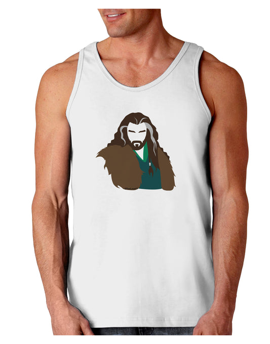 Dwarf King Loose Tank Top-Loose Tank Top-TooLoud-White-Small-Davson Sales