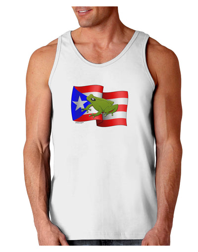 Puerto Rico Coqui Loose Tank Top-Loose Tank Top-TooLoud-White-Small-Davson Sales
