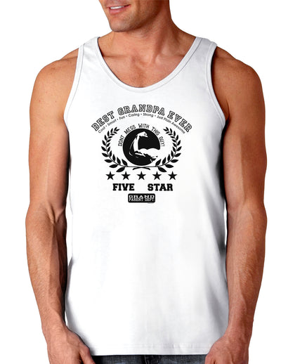 Best Grandpa Ever Collegiate Loose Tank Top-Loose Tank Top-TooLoud-White-Small-Davson Sales