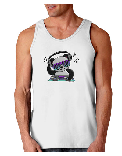 Panda DJ Loose Tank Top-Loose Tank Top-TooLoud-White-Small-Davson Sales