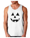 Happy Cute Jack O' Lantern Pumpkin Face Loose Tank Top-Loose Tank Top-TooLoud-White-Small-Davson Sales