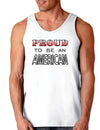 Proud to be an American Loose Tank Top-Loose Tank Top-TooLoud-White-Small-Davson Sales