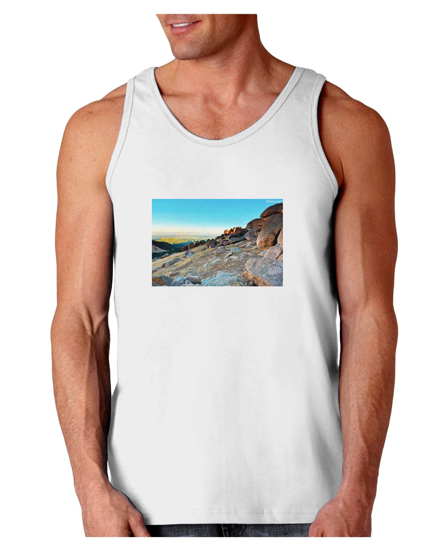 CO Rockies View Loose Tank Top-Loose Tank Top-TooLoud-White-Small-Davson Sales