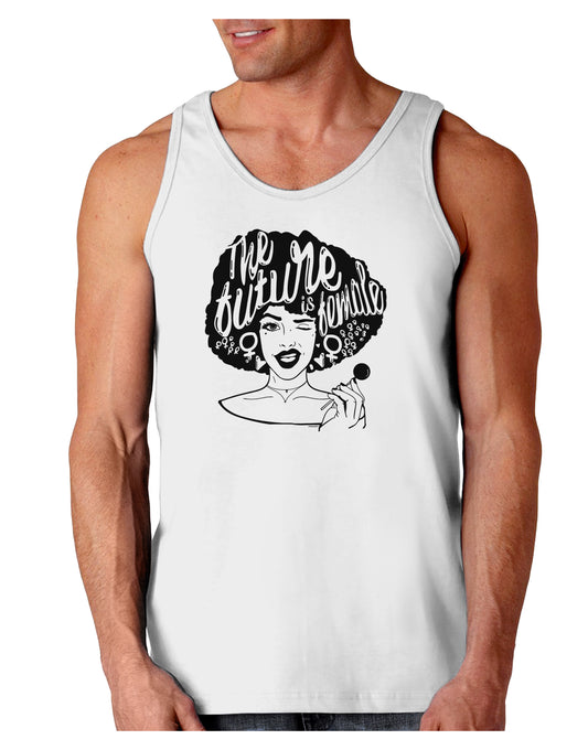 TooLoud The Future Is Female Loose Tank Top-Mens-LooseTanktops-TooLoud-White-Small-Davson Sales