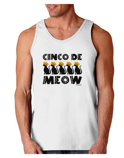 Five Cats - Cinco de Meow Loose Tank Top by TooLoud-Loose Tank Top-TooLoud-White-Small-Davson Sales