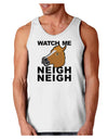 TooLoud Watch Me Neigh Neigh Loose Tank Top-Loose Tank Top-TooLoud-White-Small-Davson Sales