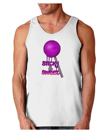 Sticky & Sweet Lollipop Loose Tank Top-Loose Tank Top-TooLoud-White-Small-Davson Sales