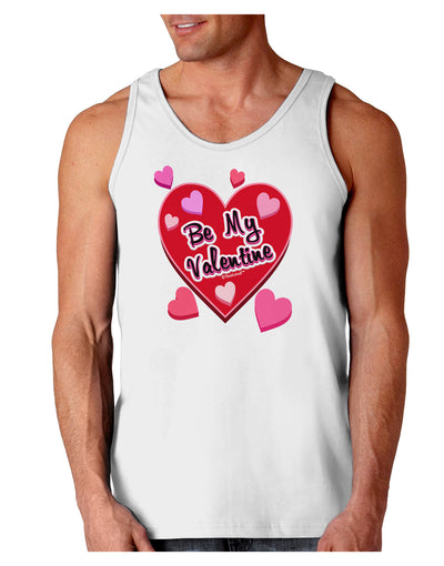 Be My Valentine Romantic Hearts Loose Tank Top-Loose Tank Top-TooLoud-White-Small-Davson Sales