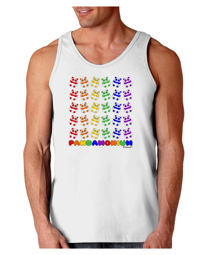 Pandamonium Rainbow Pandas Loose Tank Top by TooLoud-Loose Tank Top-TooLoud-White-Small-Davson Sales