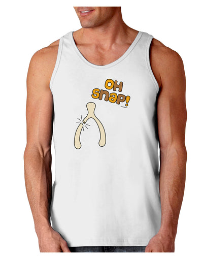 Oh Snap Wishbone - Thanksgiving Loose Tank Top-Loose Tank Top-TooLoud-White-Small-Davson Sales