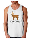 Greek Mythology Centaur Design - Color - Text Loose Tank Top by TooLoud-Loose Tank Top-TooLoud-White-Small-Davson Sales