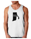 Rhode Island - United States Shape Loose Tank Top by TooLoud-Loose Tank Top-TooLoud-White-Small-Davson Sales