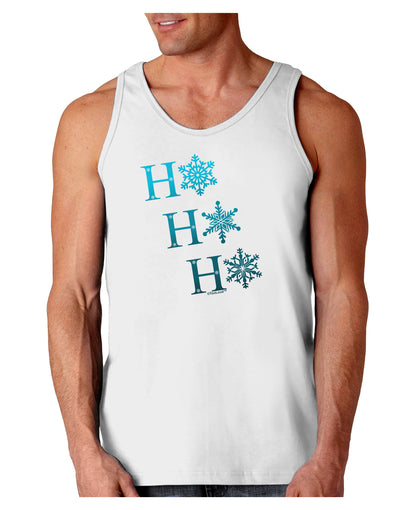 Ho Ho Ho Snowflakes Loose Tank Top-Loose Tank Top-TooLoud-White-Small-Davson Sales