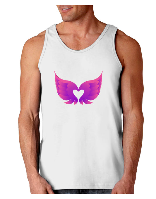 Cute Angel Wings Pair Heart Loose Tank Top-Loose Tank Top-TooLoud-White-Small-Davson Sales
