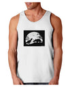 T-Rex and Triceratops Silhouettes Design Loose Tank Top by TooLoud-Loose Tank Top-TooLoud-White-Small-Davson Sales