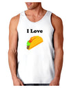 I love Tacos Loose Tank Top-Loose Tank Top-TooLoud-White-Small-Davson Sales