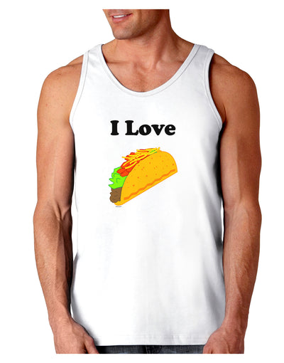 I love Tacos Loose Tank Top-Loose Tank Top-TooLoud-White-Small-Davson Sales