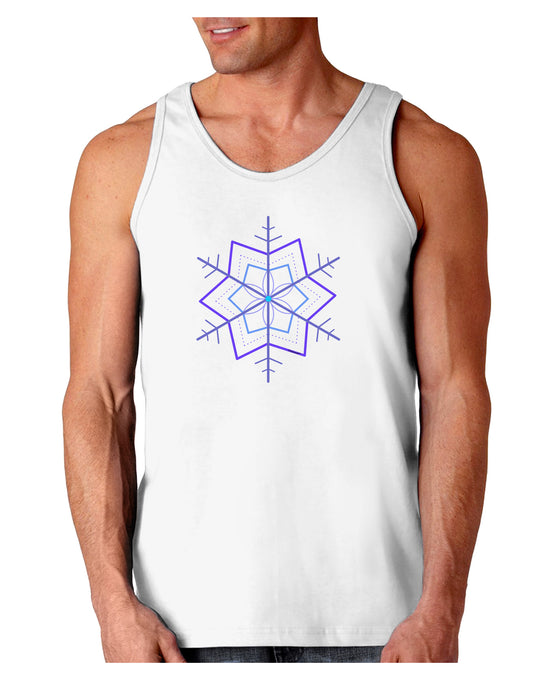 Snowflake Star Christmas Loose Tank Top-Loose Tank Top-TooLoud-White-Small-Davson Sales