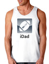 iDad Football Loose Tank Top-Loose Tank Top-TooLoud-White-Small-Davson Sales