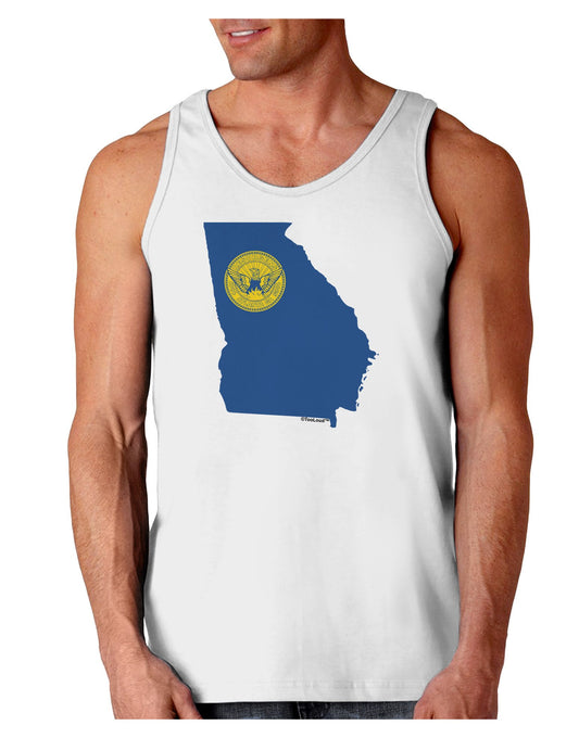 Atlanta Georgia Flag Loose Tank Top-Loose Tank Top-TooLoud-White-XX-Large-Davson Sales