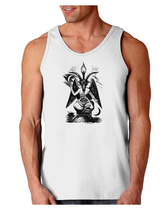 Baphomet Illustration Loose Tank Top by-Loose Tank Top-TooLoud-White-XX-Large-Davson Sales