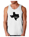 Texas State Y'all Design with Flag Heart Loose Tank Top by TooLoud-Loose Tank Top-TooLoud-White-Small-Davson Sales