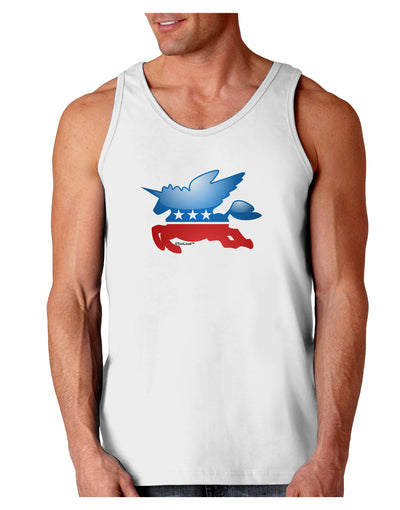 TooLoud Unicorn Political Symbol Loose Tank Top-Loose Tank Top-TooLoud-White-Small-Davson Sales