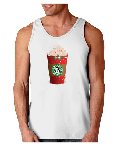 Merry Christmas Latte Cup Loose Tank Top-Loose Tank Top-TooLoud-White-Small-Davson Sales