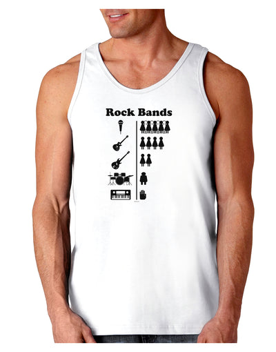 Rock Band Pictograph Loose Tank Top-Loose Tank Top-TooLoud-White-Small-Davson Sales