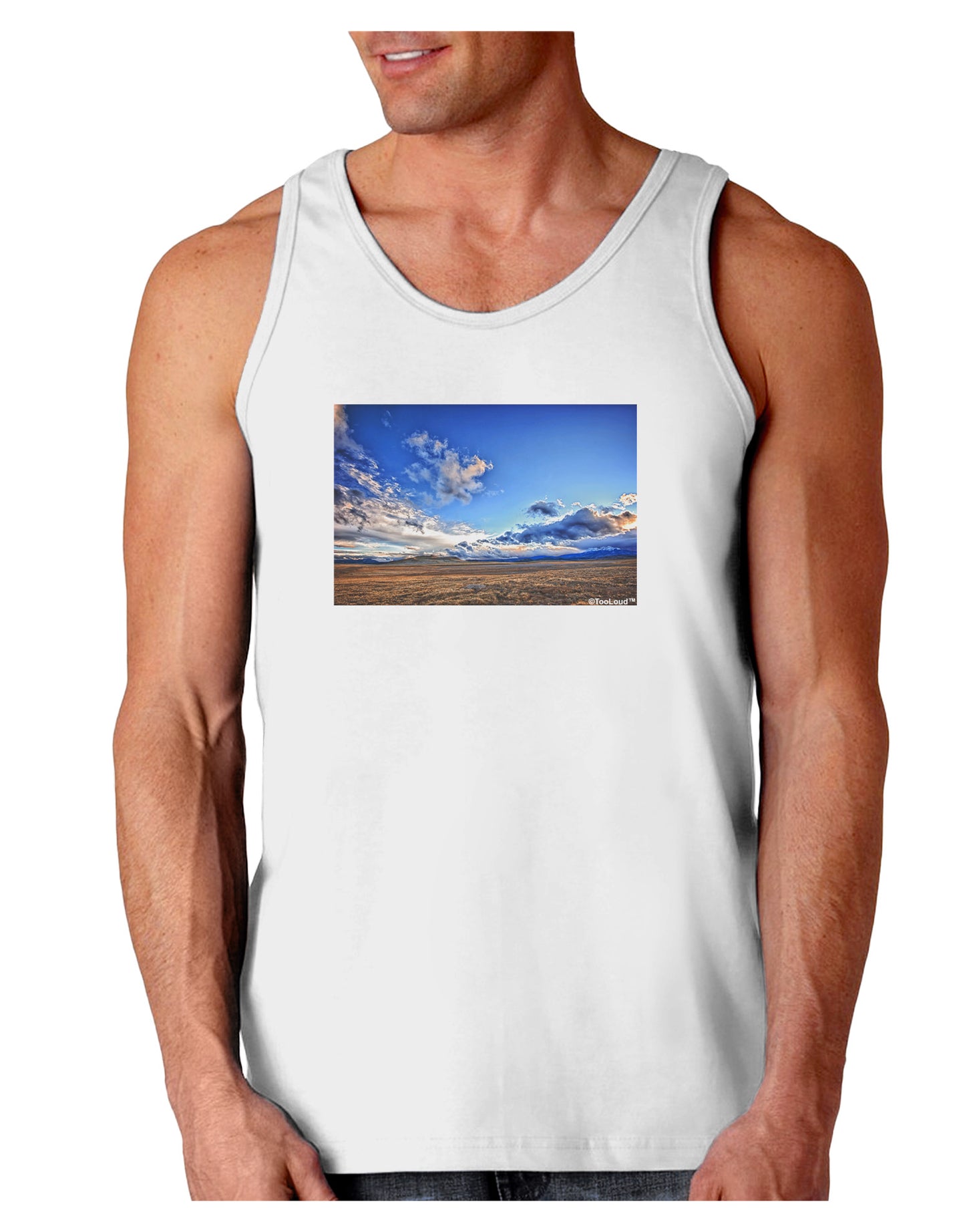 Garden of the Gods Colorado Loose Tank Top-Loose Tank Top-TooLoud-White-Small-Davson Sales