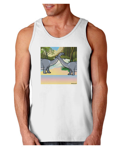 Diplodocus Longus - Without Name Loose Tank Top-Loose Tank Top-TooLoud-White-Small-Davson Sales