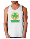 Shamrock Button - Irish Loose Tank Top by TooLoud-Loose Tank Top-TooLoud-White-Small-Davson Sales