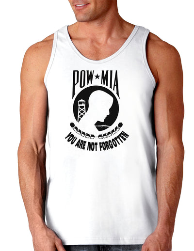 POW MIA Not Forgotten Loose Tank Top-Loose Tank Top-TooLoud-White-Small-Davson Sales