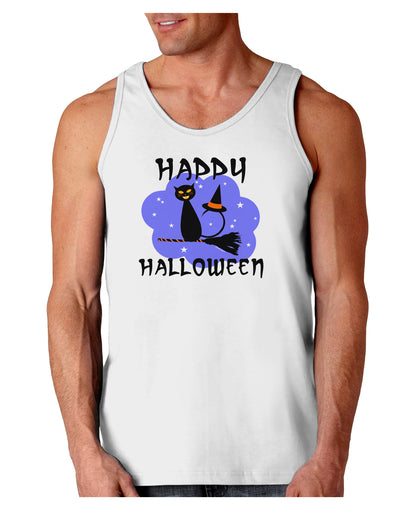 TooLoud Witch Cat Loose Tank Top-Loose Tank Top-TooLoud-White-Small-Davson Sales